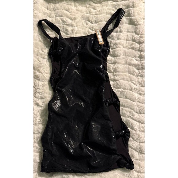 Skims liquid shine knotted swim onyx xs - Picture 7 of 7